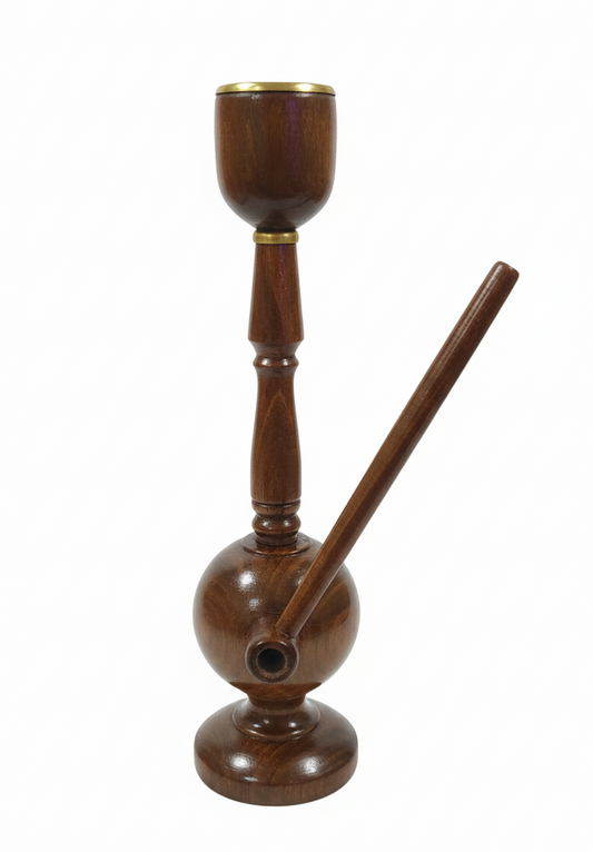 WOODEN HUKKA ETHNIC HANDICRAFT FOR HOME DECOR