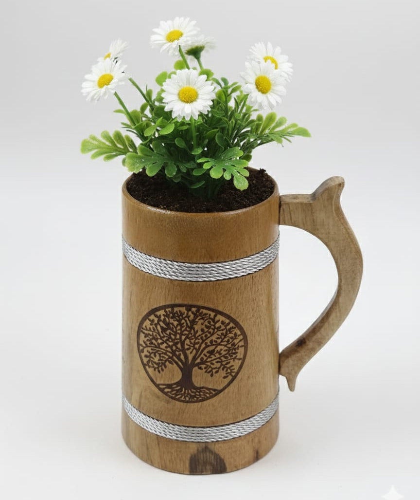 Modern Ceramic Flower Pot with Drainage