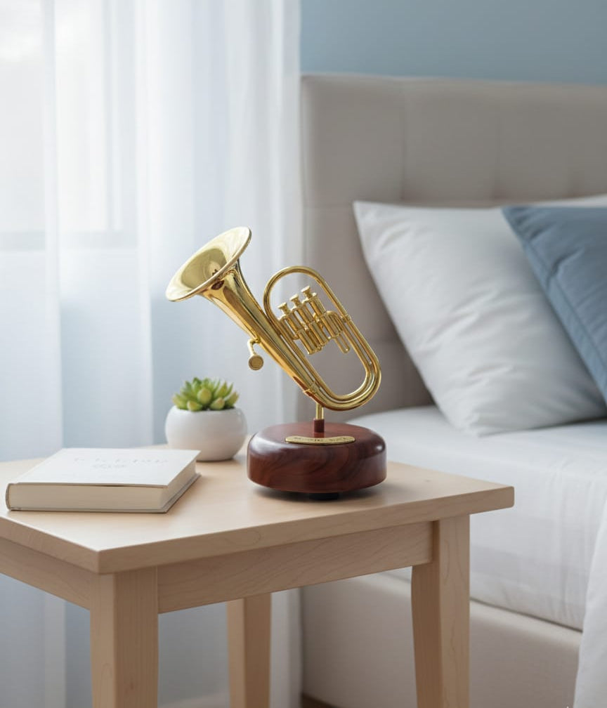 🎷 Saxophone Music Box: Fine Workmanship and Melodious Charm
