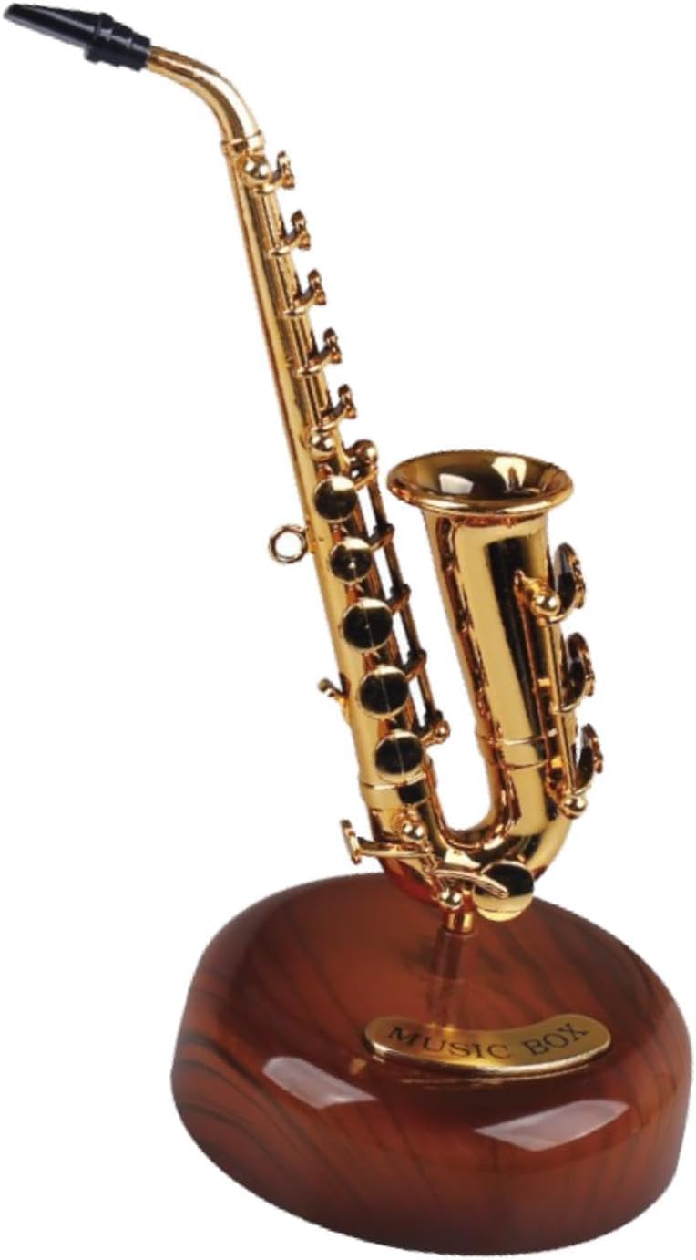 🎶 Saxophone Miniature Music Box: A Timeless Melody